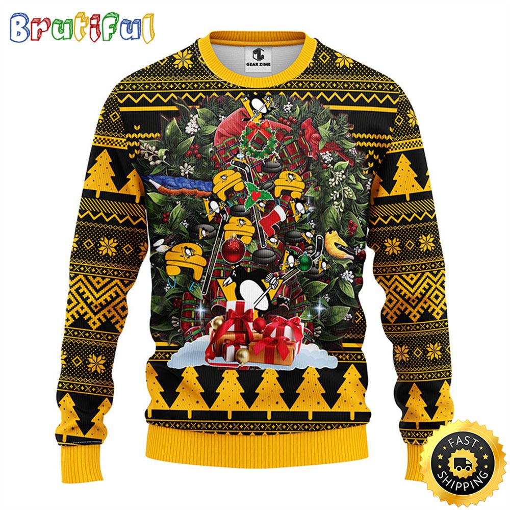 Nhl Pittsburgh Penguins Ugly Christmas Sweater - Shibtee Clothing