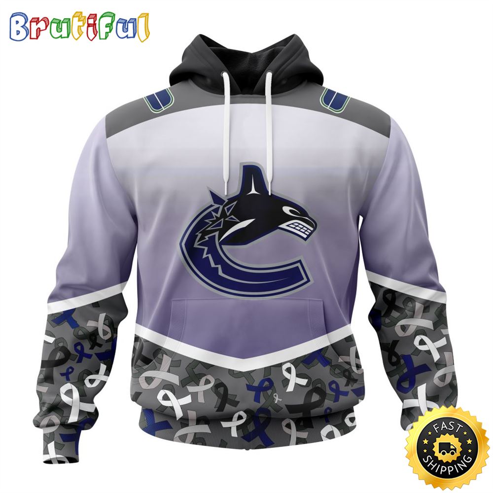 NHL Vancouver Canucks Specialized Sport Fights Again All Cancer All Over Print 3D Hoodie Unisex Hoodie 1 ue460g
