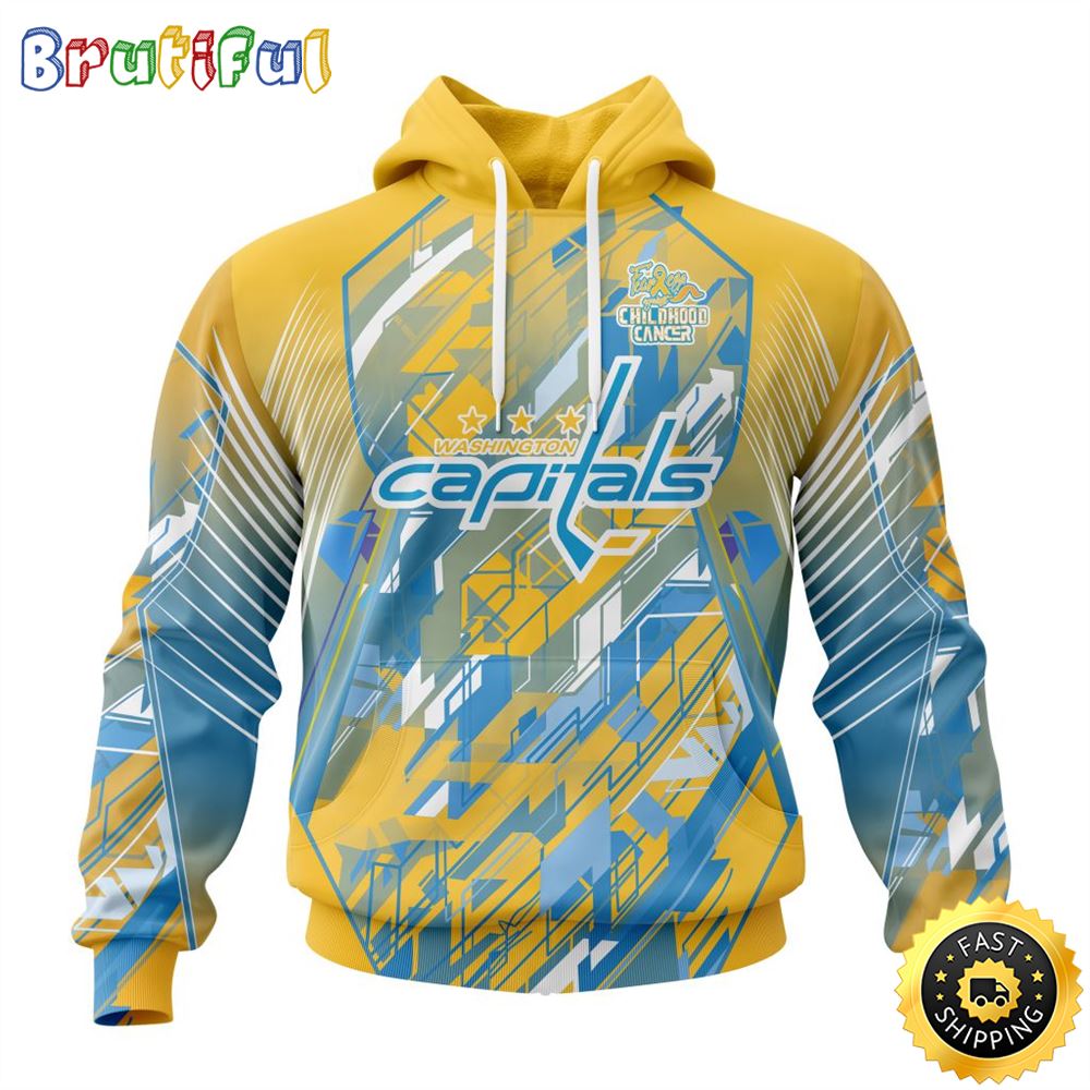 NHL Washington Capitals All Over Print 3D Hoodie Fearless Against Childhood Cancers Show Team Spirit 1 sw0gqq