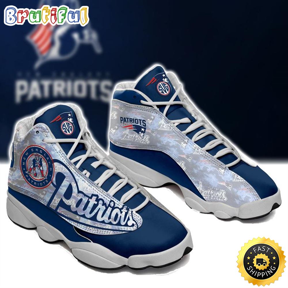 New England Patriots Nfl Ver 2 Air Jordan 13 Sneaker jpthyf