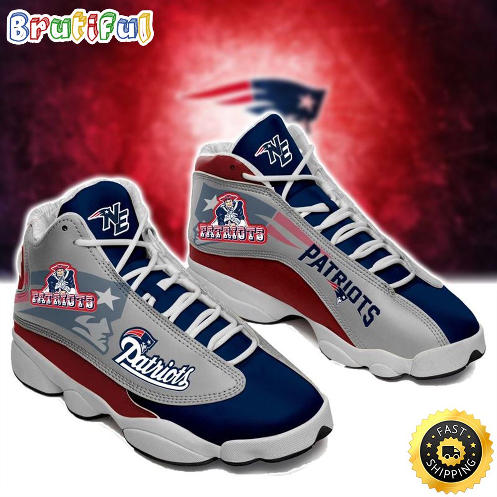 New England Patriots Nfl Ver 4 Air Jordan 13 Sneaker pzm14h
