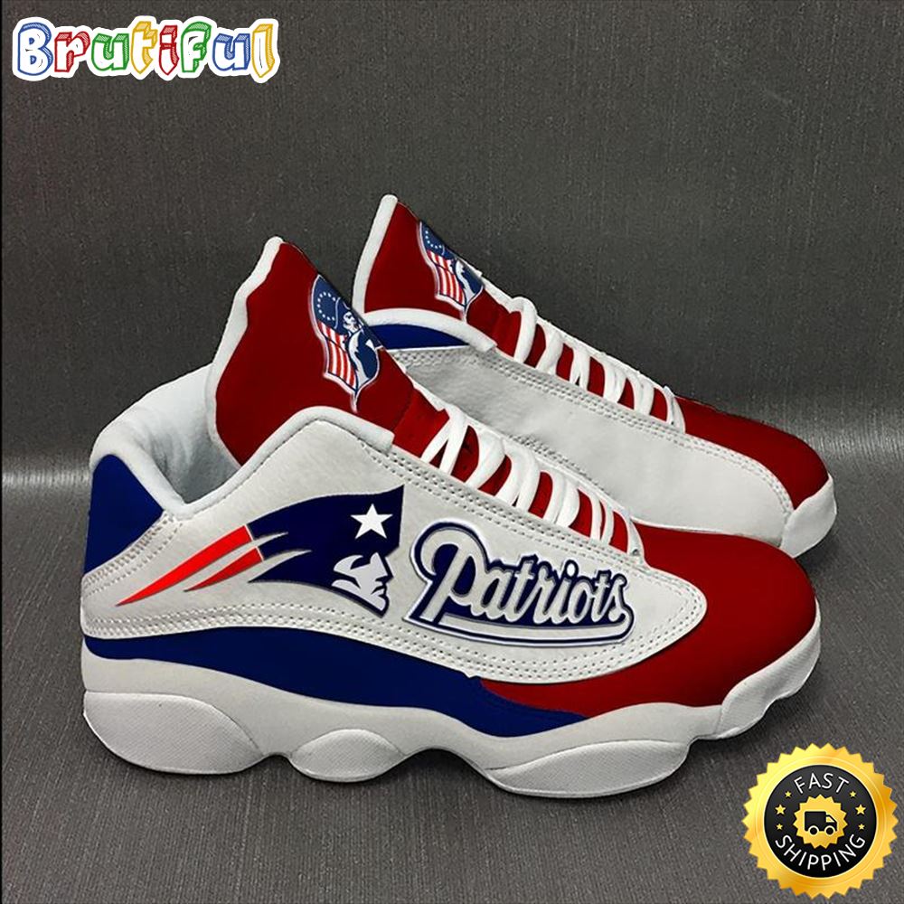 New England Patriots Nfl Ver 5 Air Jordan 13 Sneaker km24kx