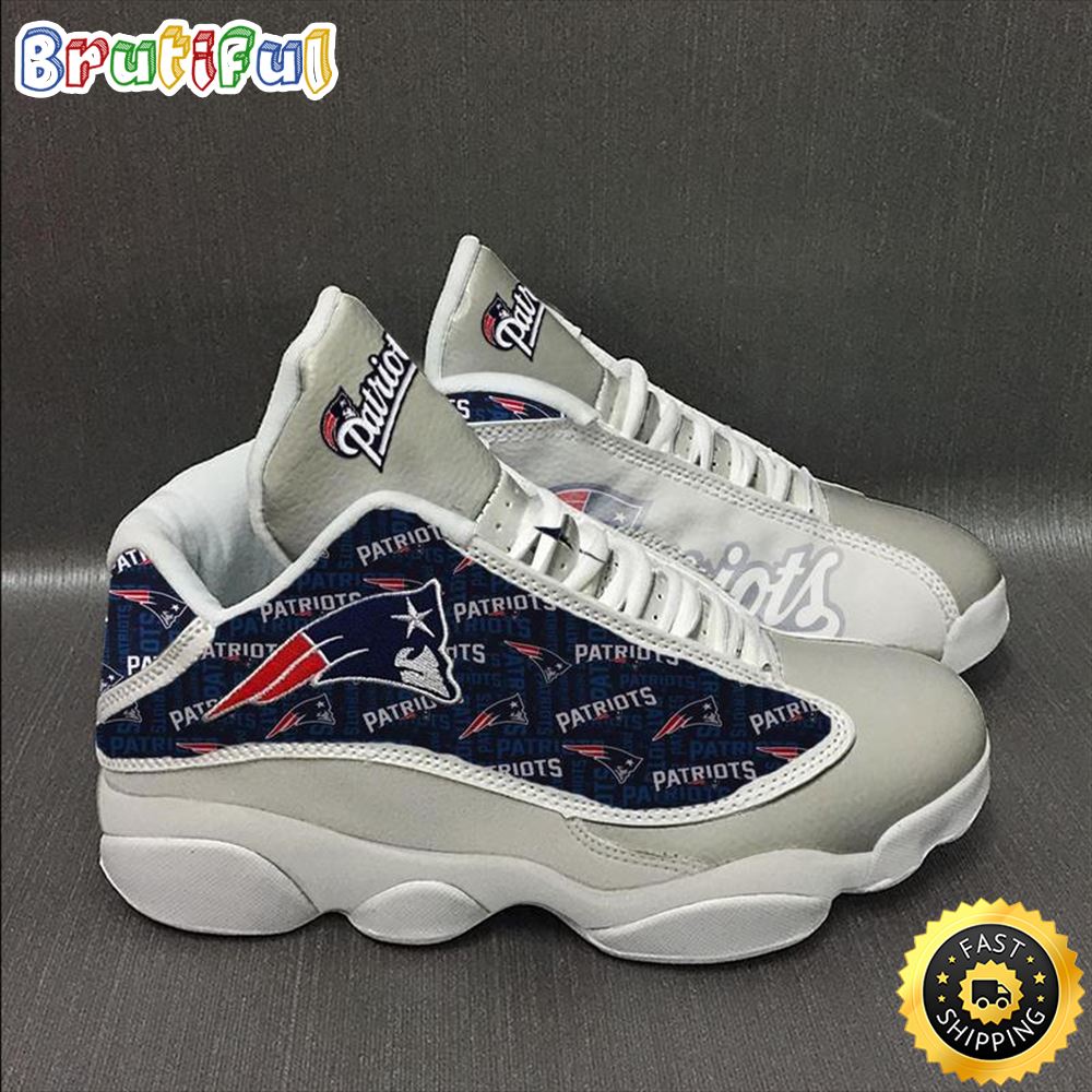 New England Patriots Nfl Ver 8 Air Jordan 13 Sneaker pcb9hb