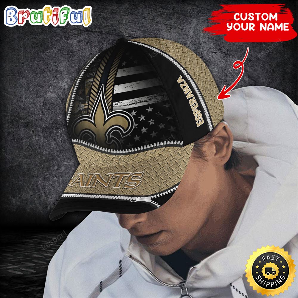 New Orleans Saints Nfl Personalize Cap Steel Style Trending Season otzkqt