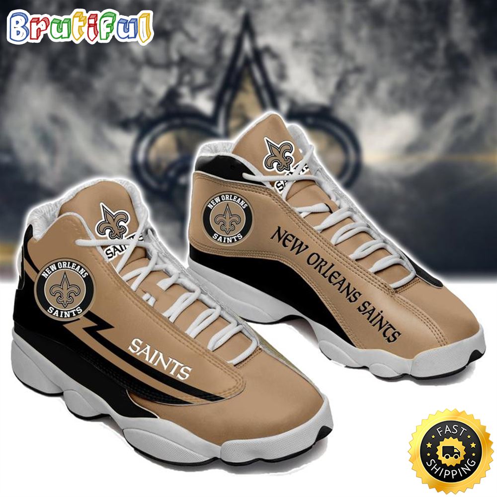 New Orleans Saints Nfl Ver 1 Air Jordan 13 Sneaker sz6exu
