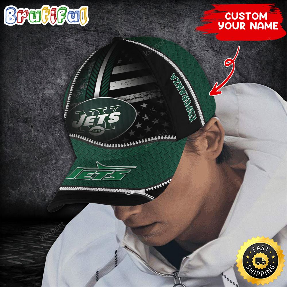 New York Jets Nfl Personalize Cap Steel Style Trending Season om8rlq
