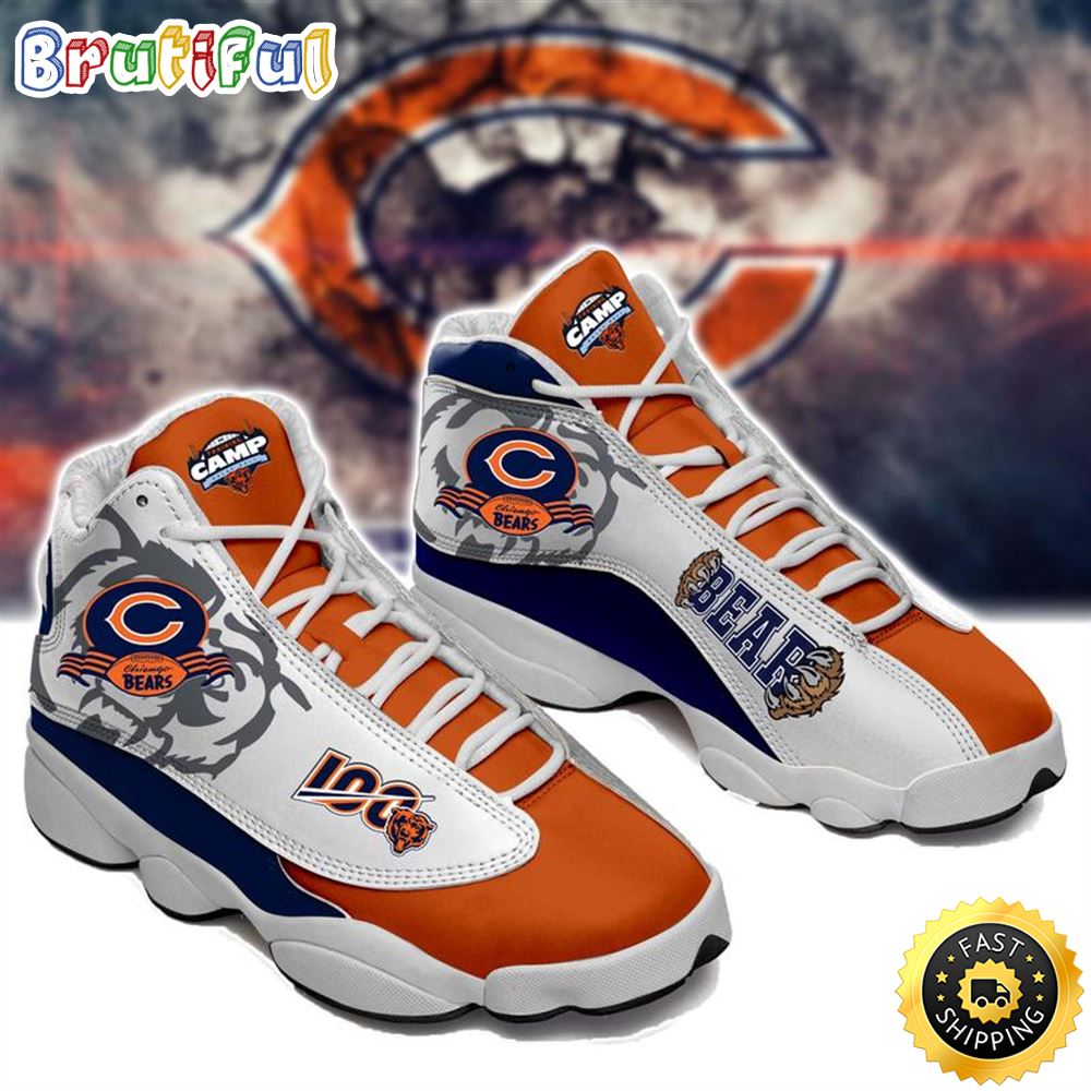 Nfl Chicago Bears Air Jordan 13 Sneaker Shoes knfbbq