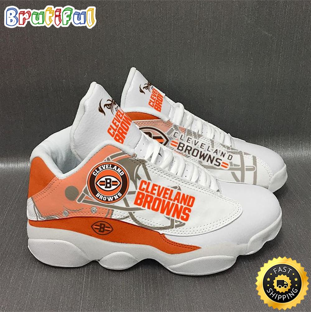 Nfl Cleveland Browns Air Jordan 13 Sneaker Shoes qnug67