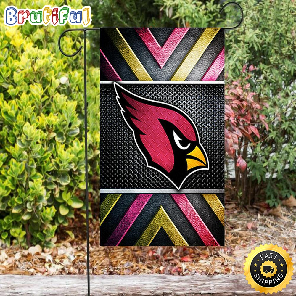 Nfl Garden Flags Arizona Cardinals Logo Metal Double Sided Printing Garden Flag Cardinals Garden Flags 1 c6ievi