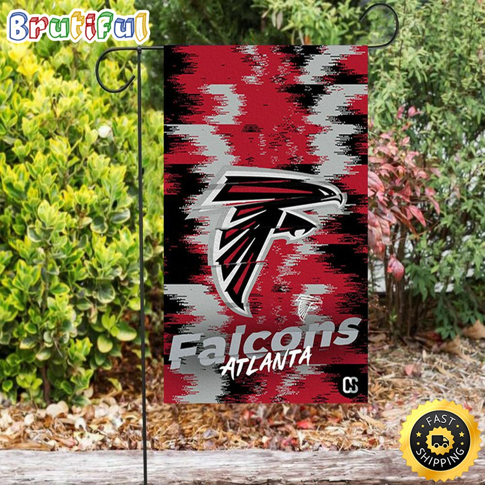 Nfl Garden Flags Atlanta Falcons Abstract Logo3 Double Sided Printing Garden Flag Falcons Garden Flags