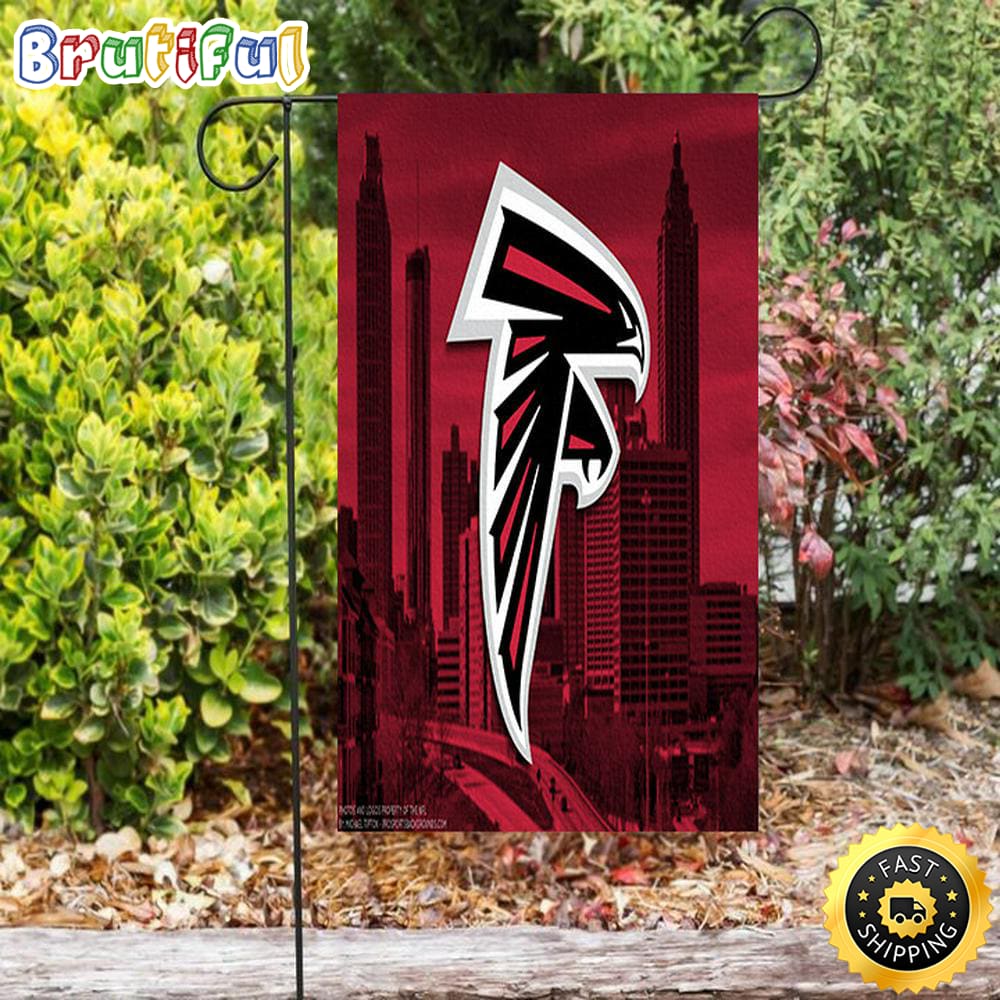 Nfl Garden Flags Atlanta Falcons City Double Sided Printing Garden Flag Falcons Garden Flags