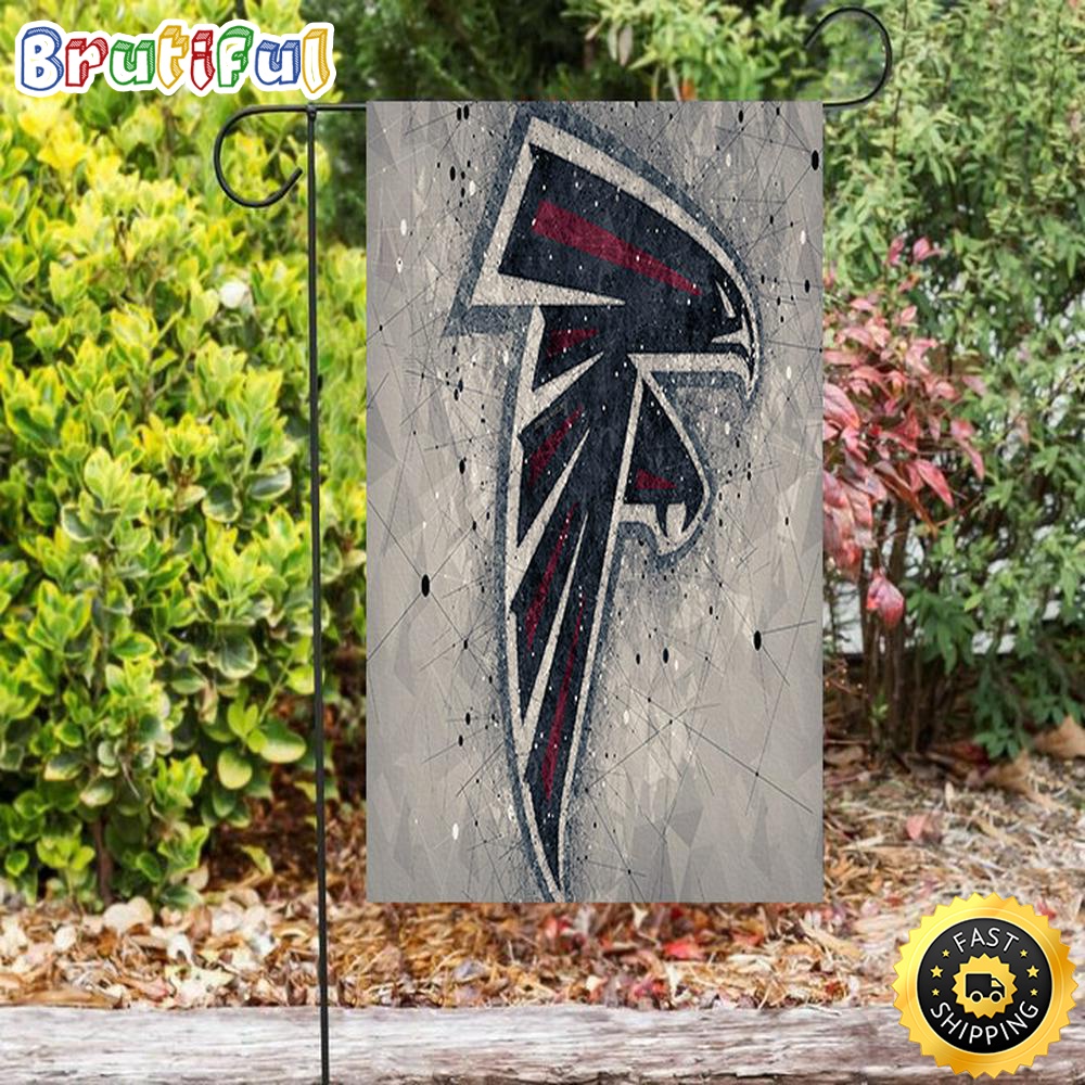 Nfl Garden Flags Atlanta Falcons Geometric Double Sided Printing Garden Flag Falcons Garden Flags 1 eog30b