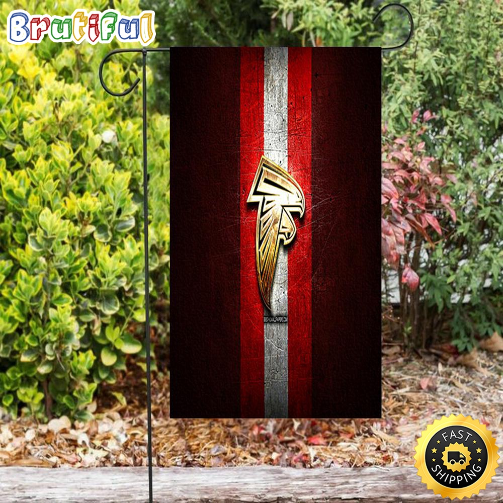 Nfl Garden Flags Atlanta Falcons Golden Logo Double Sided Printing Garden Flag Falcons Garden Flags 1 g6wo16