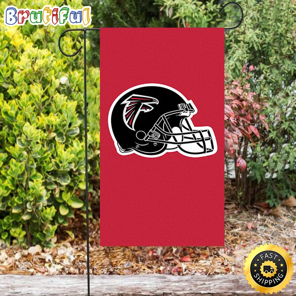 Nfl Garden Flags Atlanta Falcons Helmet Double Sided Printing Garden Flag Falcons Garden Flags 1 wajwjh