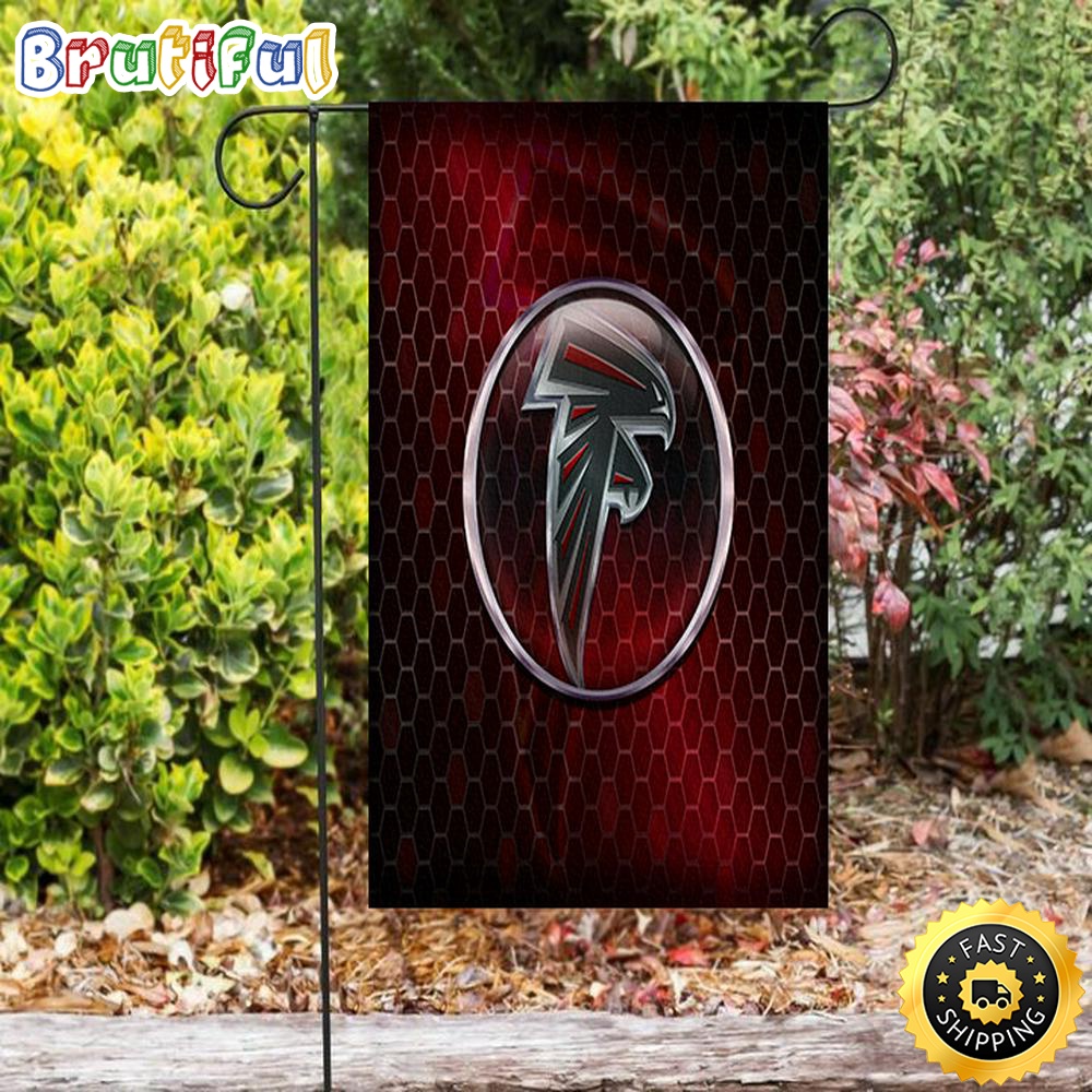 Nfl Garden Flags Atlanta Falcons Metal1 Double Sided Printing Garden Flag Falcons Garden Flags 1 wfxqte