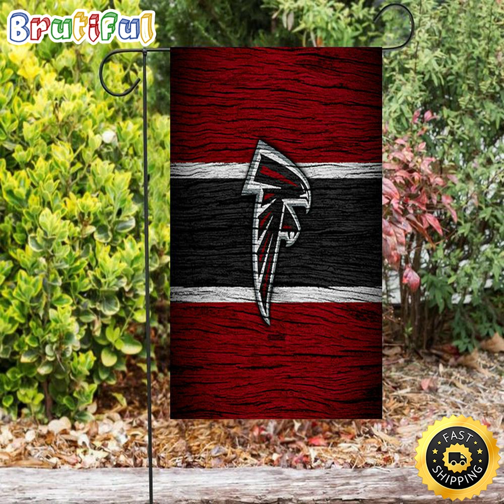 Nfl Garden Flags Atlanta Falcons Wood Texture Double Sided Printing Garden Flag Falcons Garden Flags 1 za7uze