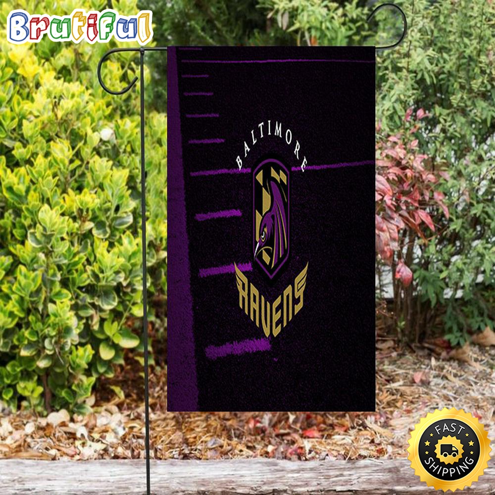 Nfl Garden Flags Baltimore Ravens Logo10 Double Sided Printing Garden Flag Ravens Garden Flags 1 tbvm6b