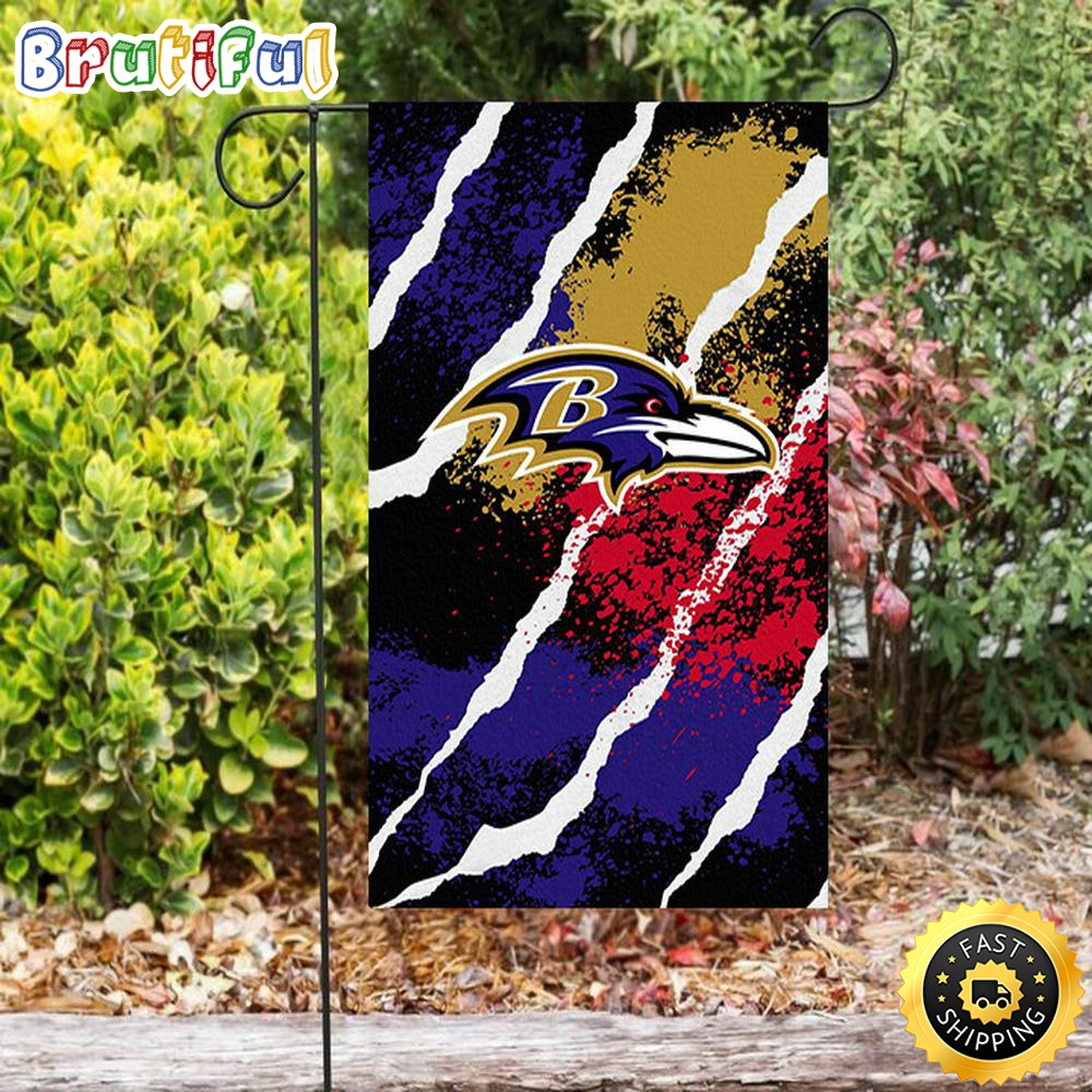 Nfl Garden Flags Baltimore Ravens Logo13 Double Sided Printing Garden Flag Ravens Garden Flags 1 a2znbd