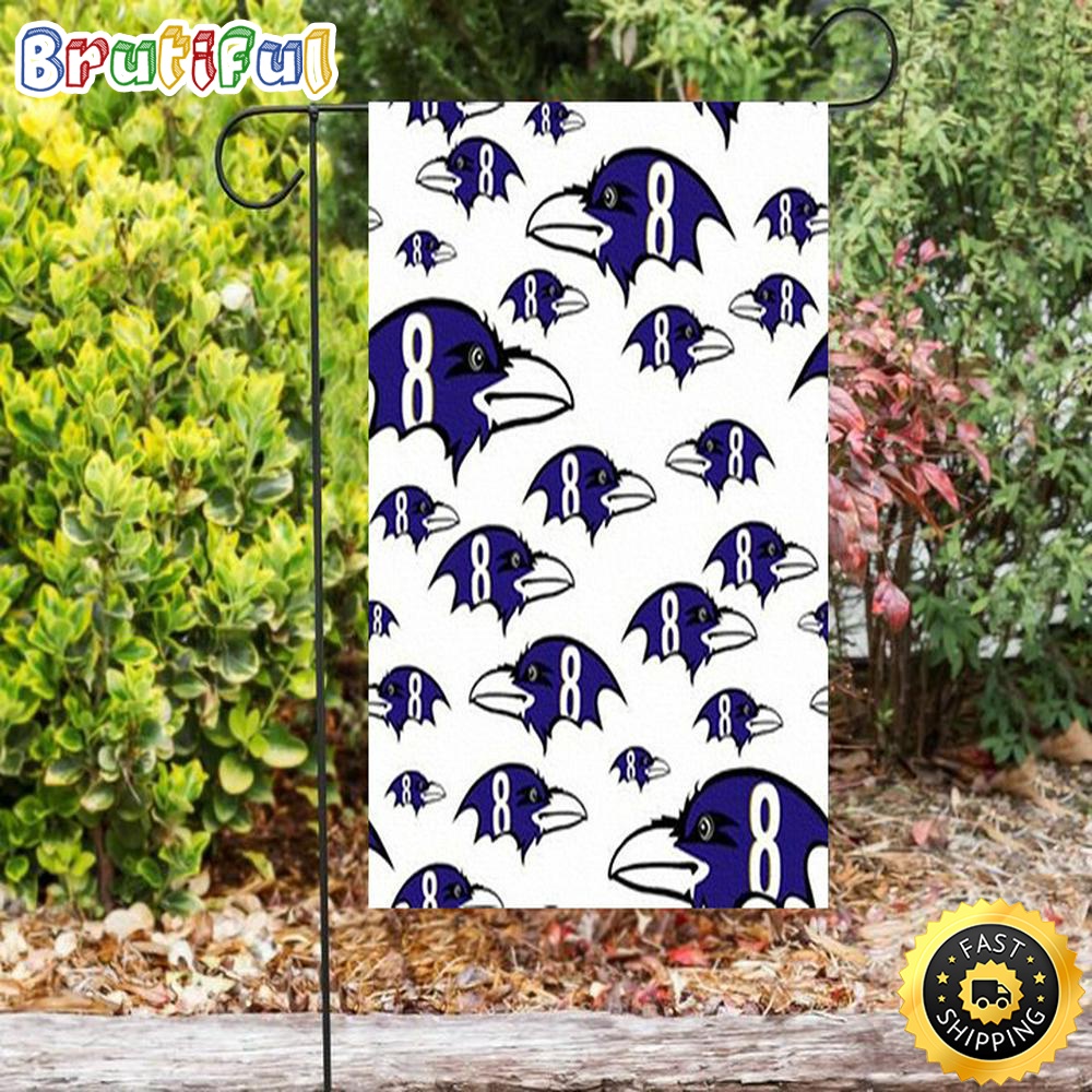 Nfl Garden Flags Baltimore Ravens Logo22 Double Sided Printing Garden Flag Ravens Garden Flags 1 wj3kbe