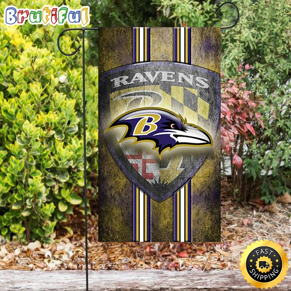 Nfl Garden Flags Baltimore Ravens Logo23 Double Sided Printing Garden Flag Ravens Garden Flags 1 r8nbh9