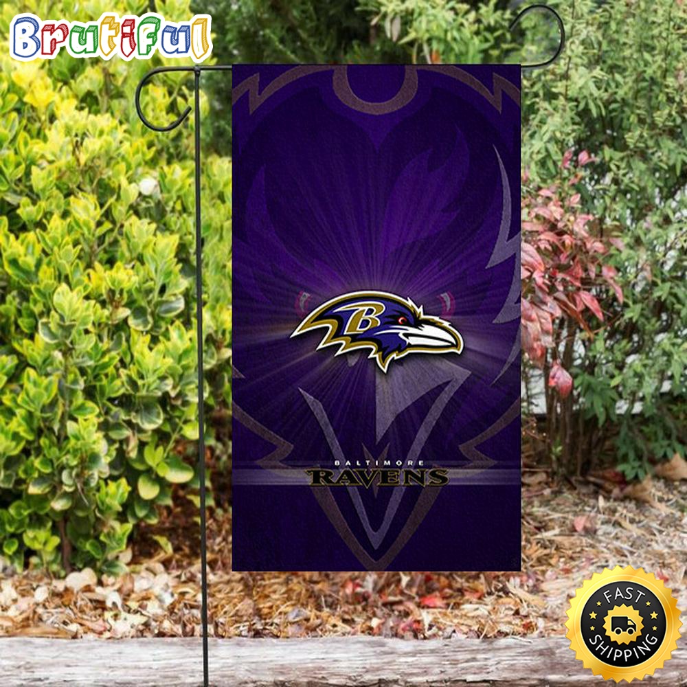 Nfl Garden Flags Baltimore Ravens Logo2 Double Sided Printing Garden Flag Ravens Garden Flags 1 rarhpm
