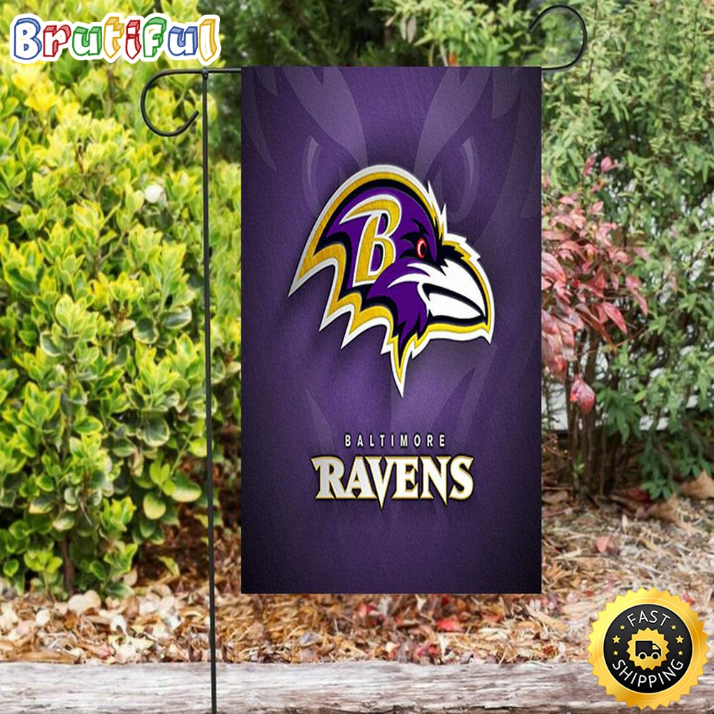 Nfl Garden Flags Baltimore Ravens Logo5 Double Sided Printing Garden Flag Ravens Garden Flags 1 ppdapj