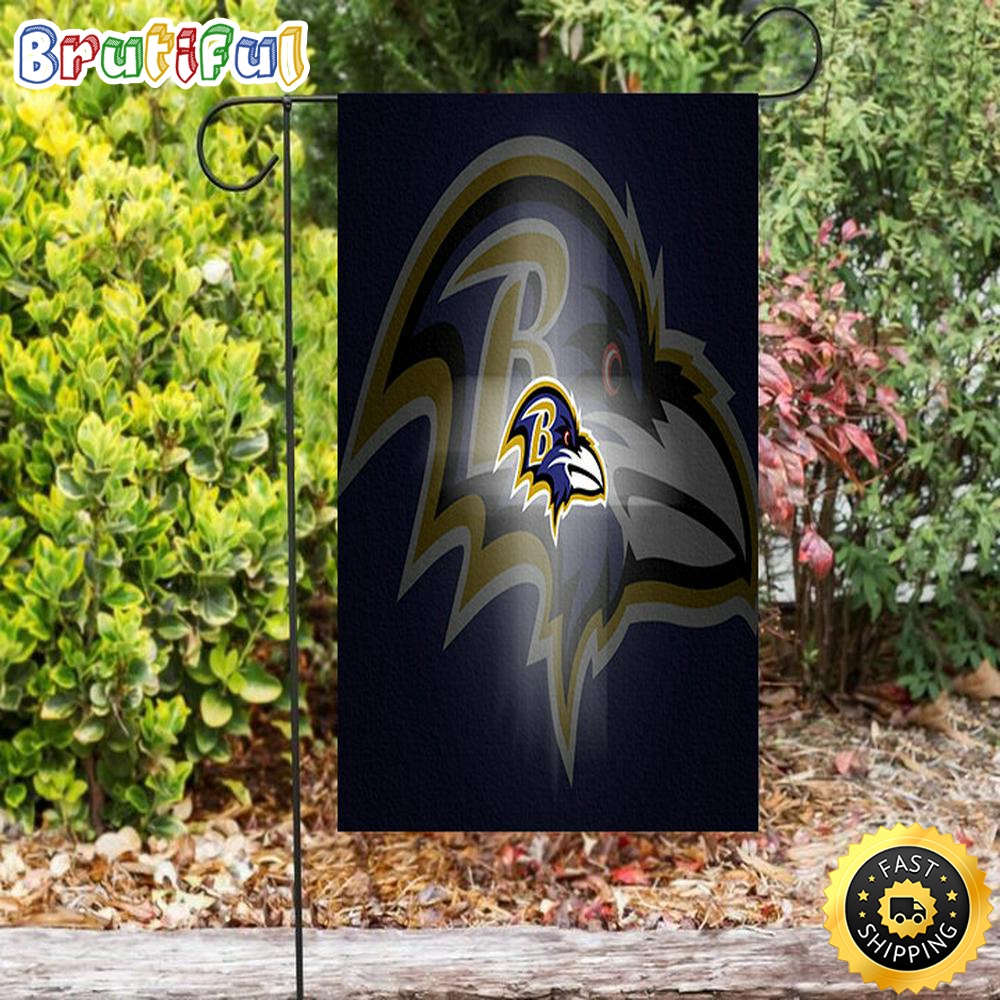 Nfl Garden Flags Baltimore Ravens Logo7 Double Sided Printing Garden Flag Ravens Garden Flags 1 hynqei