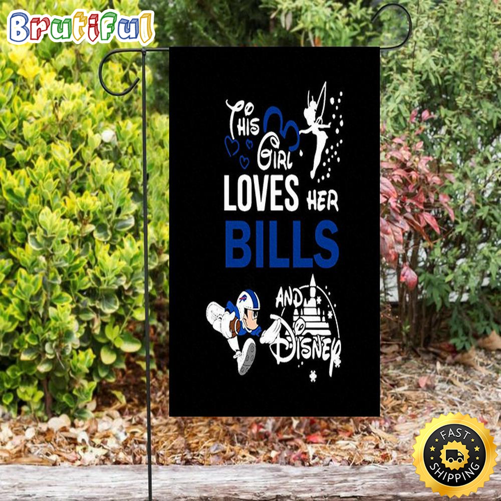 Nfl Garden Flags Buffalo Bills Mickey Double Sided Printing Garden Flag Bills Garden Flags 1 vyygkb