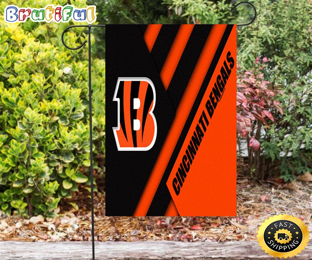 Nfl Garden Flags Cincinnati Bengals Emblem Flag Double Sided Printing Garden Flag Bengals Garden Flags 1 lf60pb