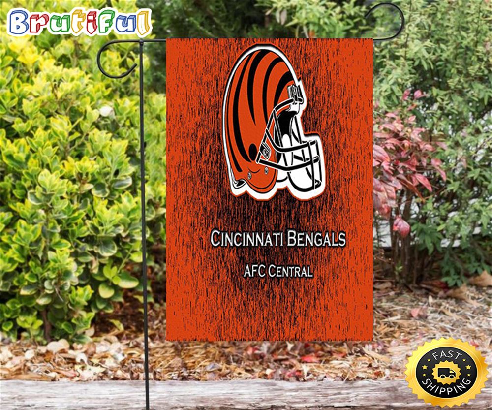 Nfl Garden Flags Cincinnati Bengals Emblem Helmet v1 Double Sided Printing Garden Flag Bengals Garden Flags 1 gvjni9