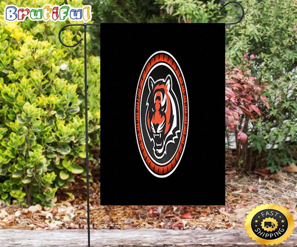 Nfl Garden Flags Cincinnati Bengals Emblem v7 Double Sided Printing Garden Flag Bengals Garden Flags 1 vs11i8
