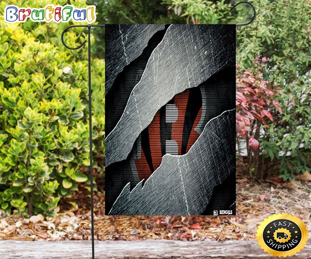 Nfl Garden Flags Cincinnati Bengals Metal Double Sided Printing Garden Flag Bengals Garden Flags 1 fgus5m