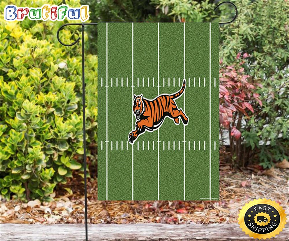 Nfl Garden Flags Cincinnati Bengals Tiger Running Field Double Sided Printing Garden Flag Bengals Garden Flags 1 dkniy5