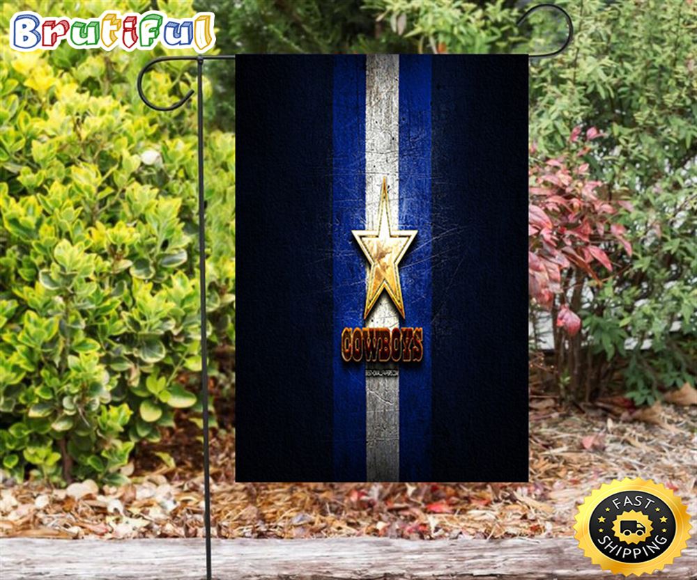 Nfl Garden Flags Dallas Cowboys Golden Star Double Sided Printing Garden Flag Cowboys Garden Flags 1 trw0wa
