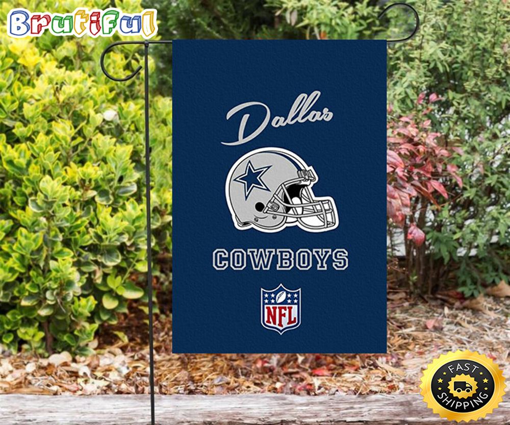 Nfl Garden Flags Dallas Cowboys Helmet NFL Blue Double Sided Printing Garden Flag Cowboys Garden Flags 1 cnlm0d