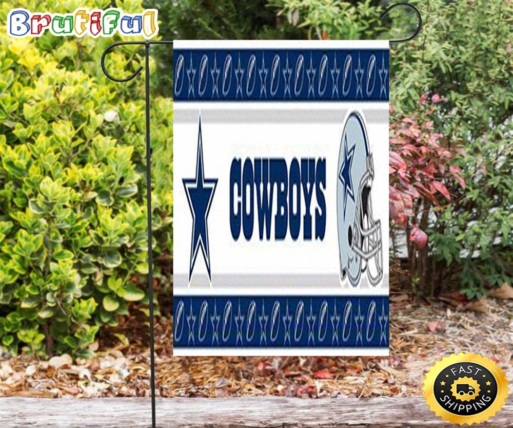 Nfl Garden Flags Dallas Cowboys Helmet Star Ribbon Double Sided Printing Garden Flag Cowboys Garden Flags 1 bauj0m