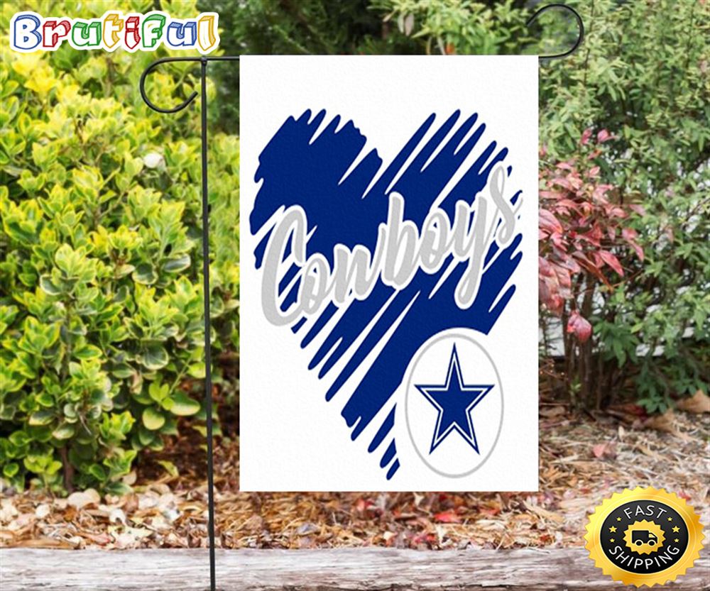 Nfl Garden Flags Dallas Cowboys Navy Heart Cowboys Double Sided Printing Garden Flag Cowboys Garden Flags 1 jkuefk