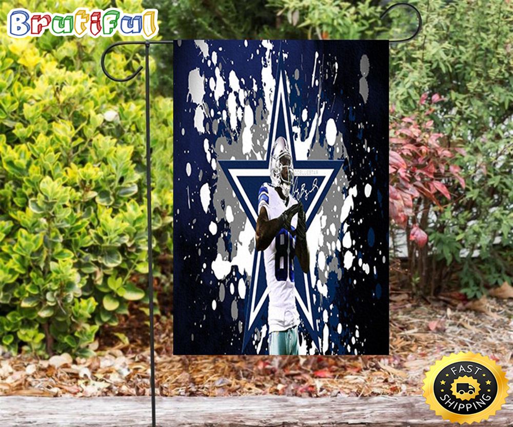 Nfl Garden Flags Dallas Cowboys Player Painting Star Double Sided Printing Garden Flag Cowboys Garden Flags 1 zpvwvi