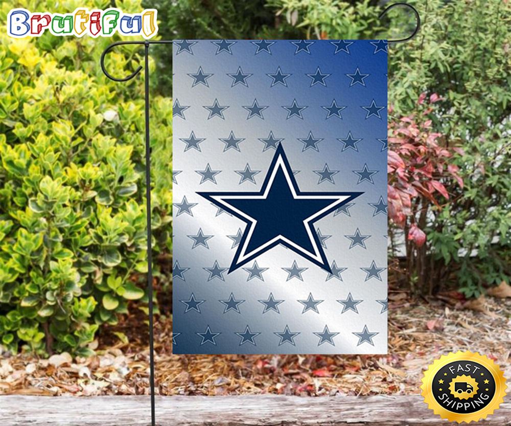Nfl Garden Flags Dallas Cowboys Small Stars Behind Double Sided Printing Garden Flag Cowboys Garden Flags 1 sfnvot