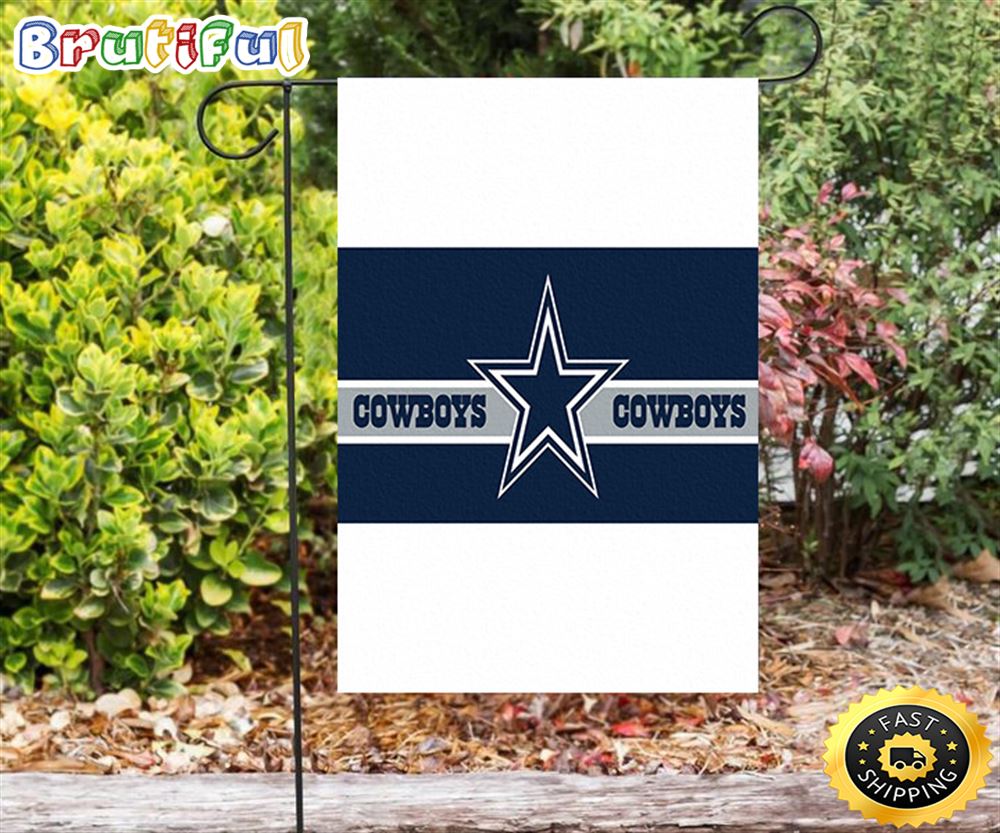 Nfl Garden Flags Dallas Cowboys Star Cowboys Ribbon Double Sided Printing Garden Flag Cowboys Garden Flags 1 kgosiv