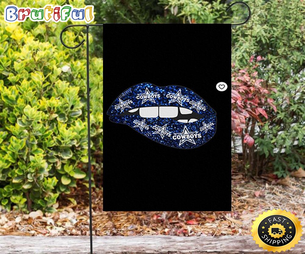 Nfl Garden Flags Dallas Cowboys Star Lips Double Sided Printing Garden Flag Cowboys Garden Flags 1 e1idca