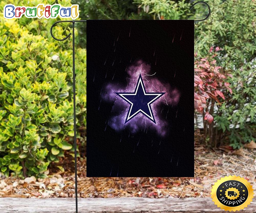 Nfl Garden Flags Dallas Cowboys Star Rain Thunder Double Sided Printing Garden Flag Cowboys Garden Flags 1 vfbrnx