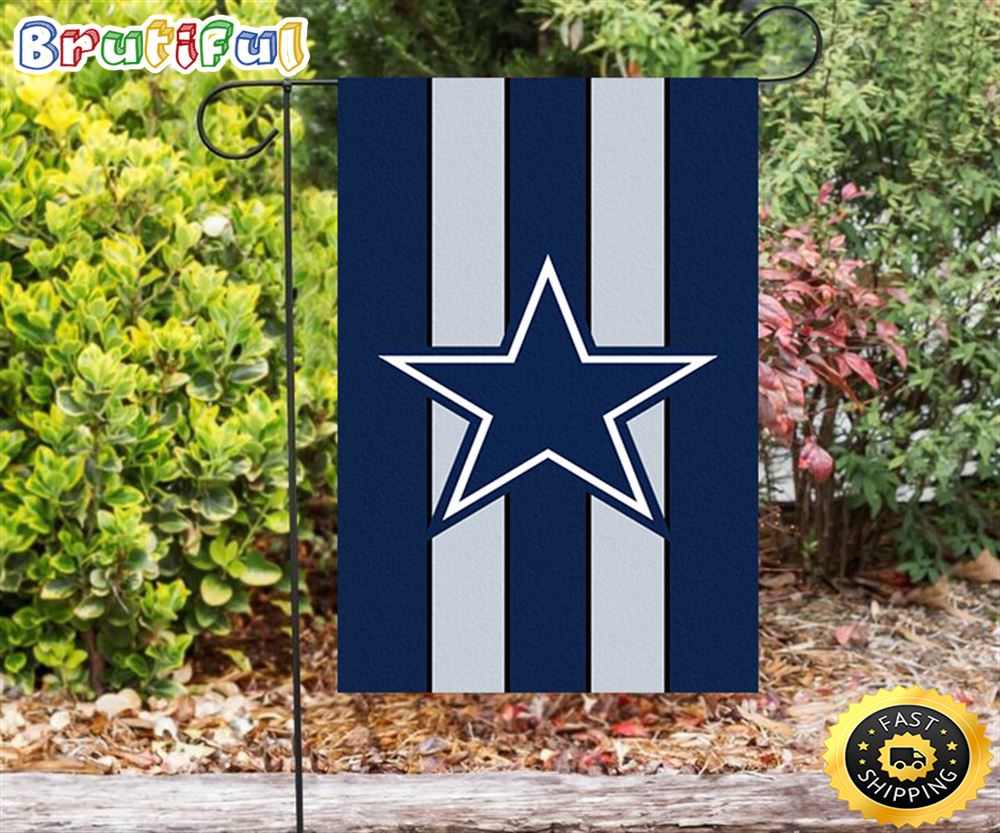 Nfl Garden Flags Dallas Cowboys Star Striped Navy Double Sided Printing Garden Flag Cowboys Garden Flags 1 zdt8ag