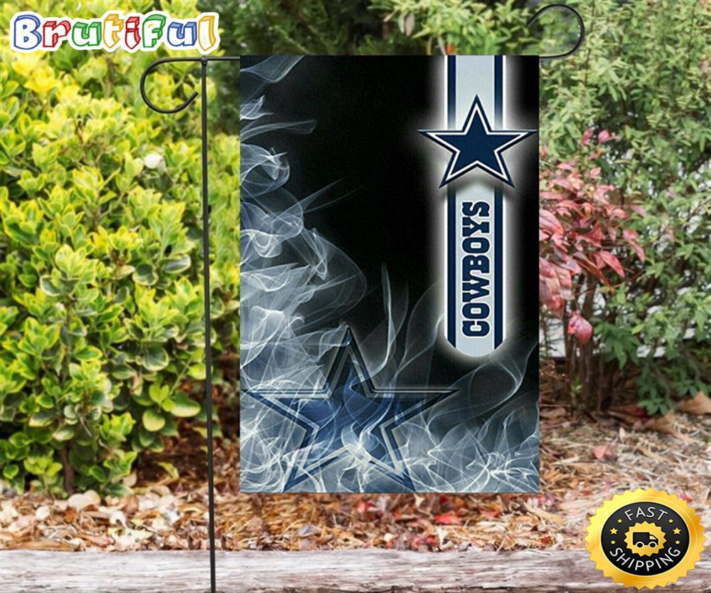 Nfl Garden Flags Dallas Cowboys Star White Smoke Double Sided Printing Garden Flag Cowboys Garden Flags 1 voypgn