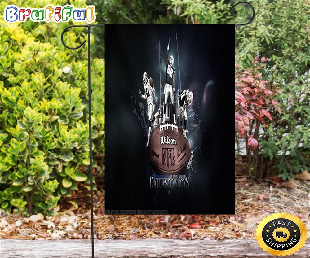 Nfl Garden Flags Dallas Cowboys Wilson NFL Ball Double Sided Printing Garden Flag Cowboys Garden Flags 1 ytw0kg