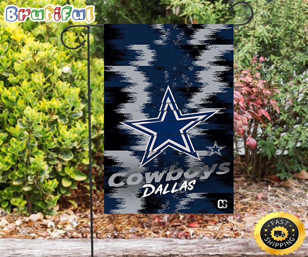 Nfl Garden Flags Dallas Cowboys Zigzag Star Double Sided Printing Garden Flag Cowboys Garden Flags 1 w7emjx
