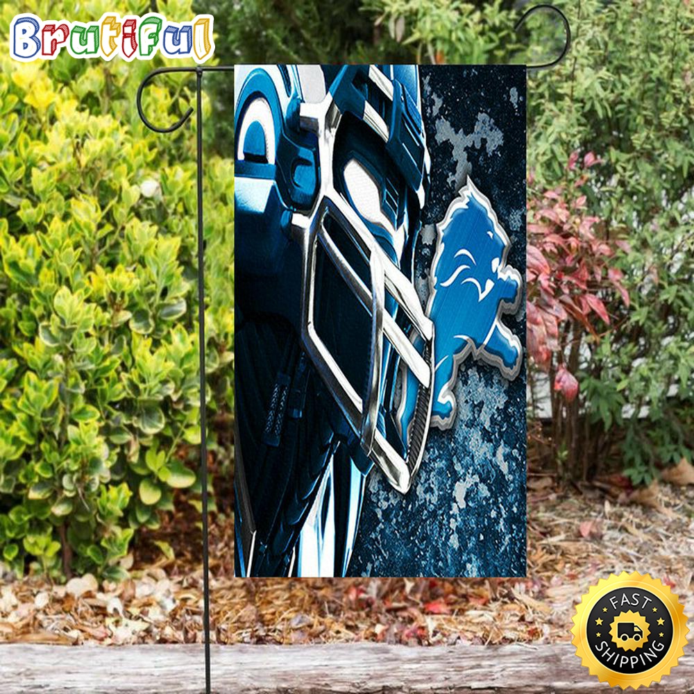 Nfl Garden Flags Detroit Lions Emblem Helmet v3 Double Sided Printing Garden Flag Detroit Lions Garden Flag 1 fkfskj