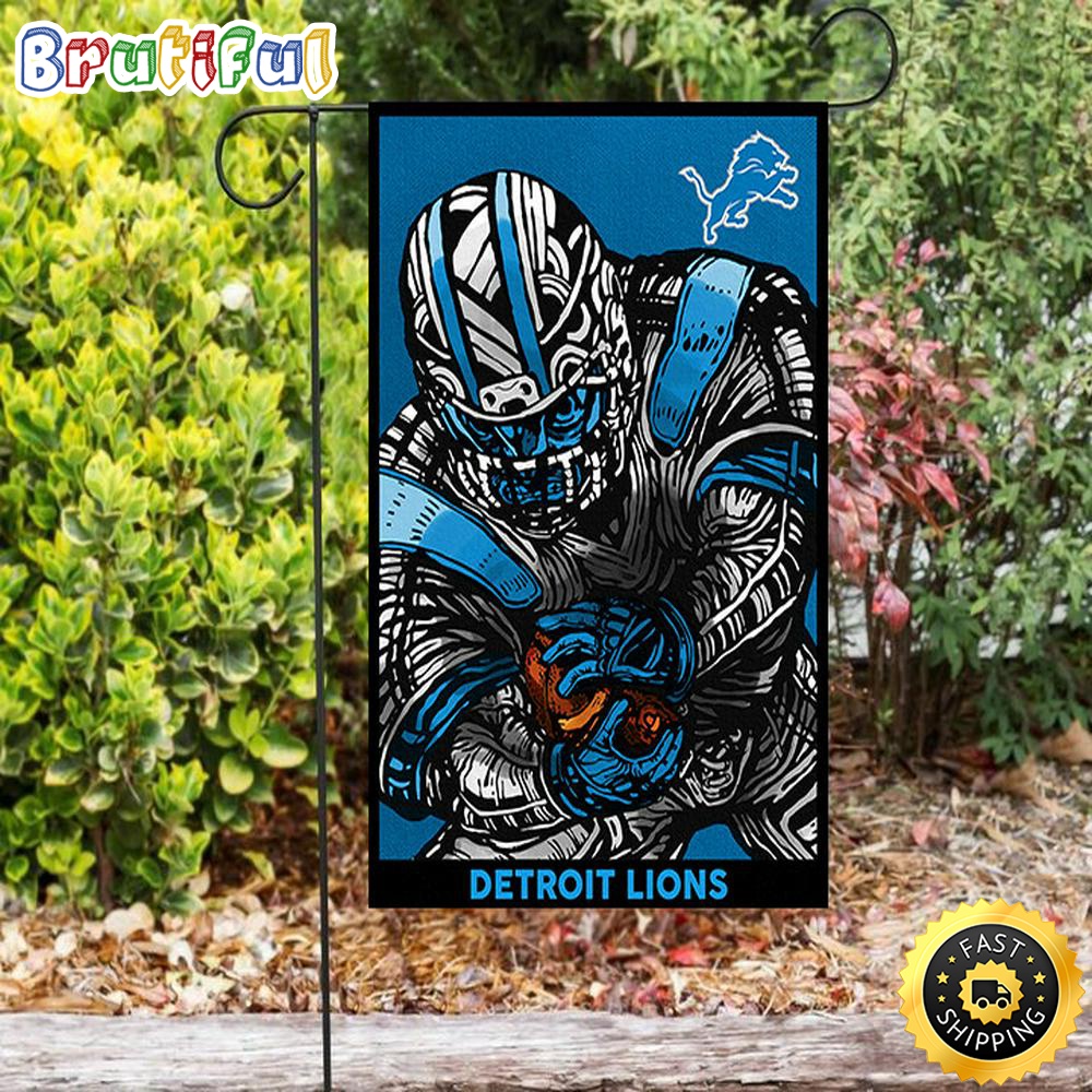 Nfl Garden Flags Detroit Lions Player Tribal Double Sided Printing Garden Flag Detroit Lions Garden Flag 1 orfrz9