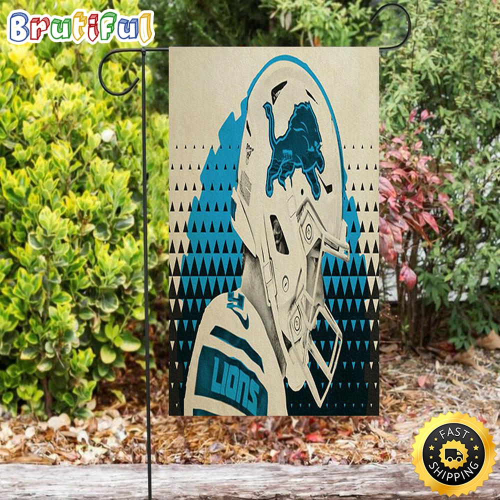 Nfl Garden Flags Detroit Lions Player v2 Double Sided Printing Garden Flag Detroit Lions Garden Flag 1 gmogi1