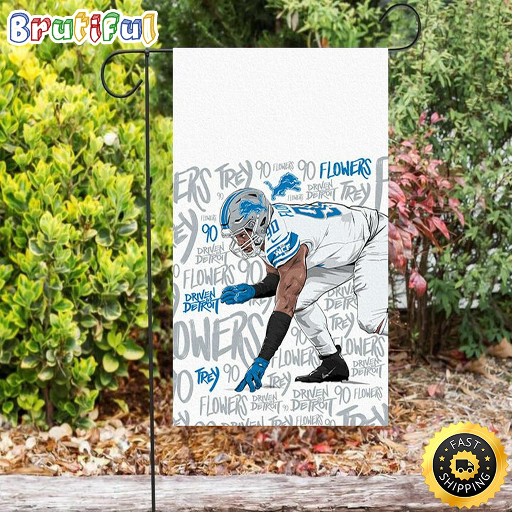 Nfl Garden Flags Detroit Lions Trey Flower 90 Double Sided Printing Garden Flag Detroit Lions Garden Flag 1 m8fpu4